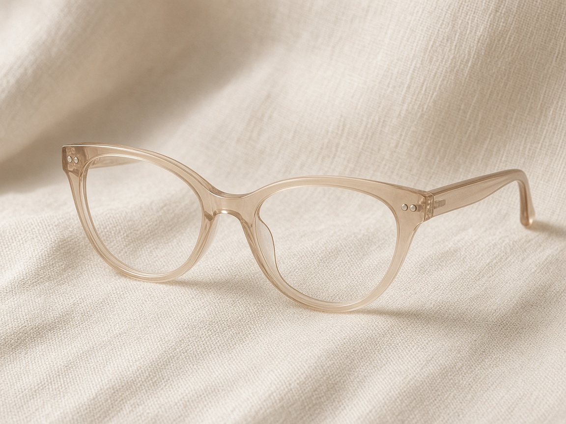 Sora Champagne Cat-eye eyeglasses